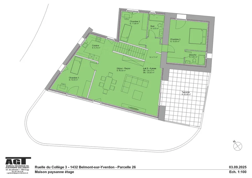 Belmont-sur-Yverdon In vendita casa di villaggio di 4.5 locali al piano