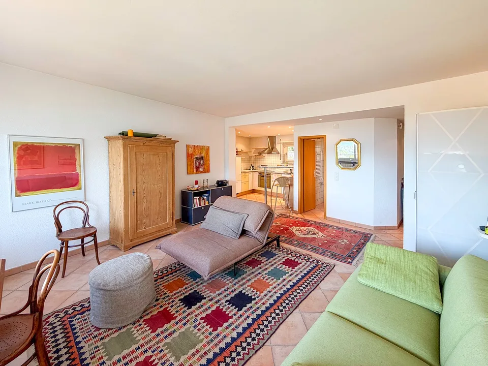 Charmante 1.5-Zimmer-Wohnung mit Panoramablick in Orselina