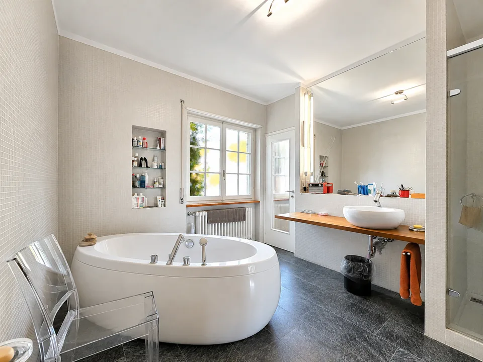 Mendrisio : Superbe villa unifamiliale avec grand jardin et vue dominante – photo 21 sur 22