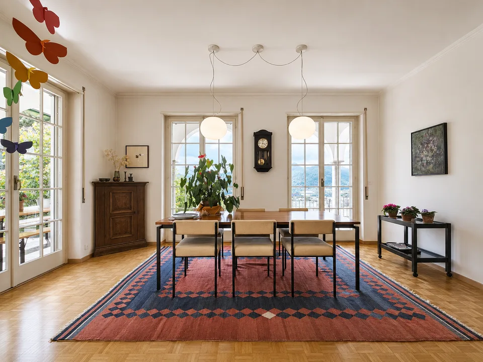 Mendrisio : Superbe villa unifamiliale avec grand jardin et vue dominante – photo 13 sur 22