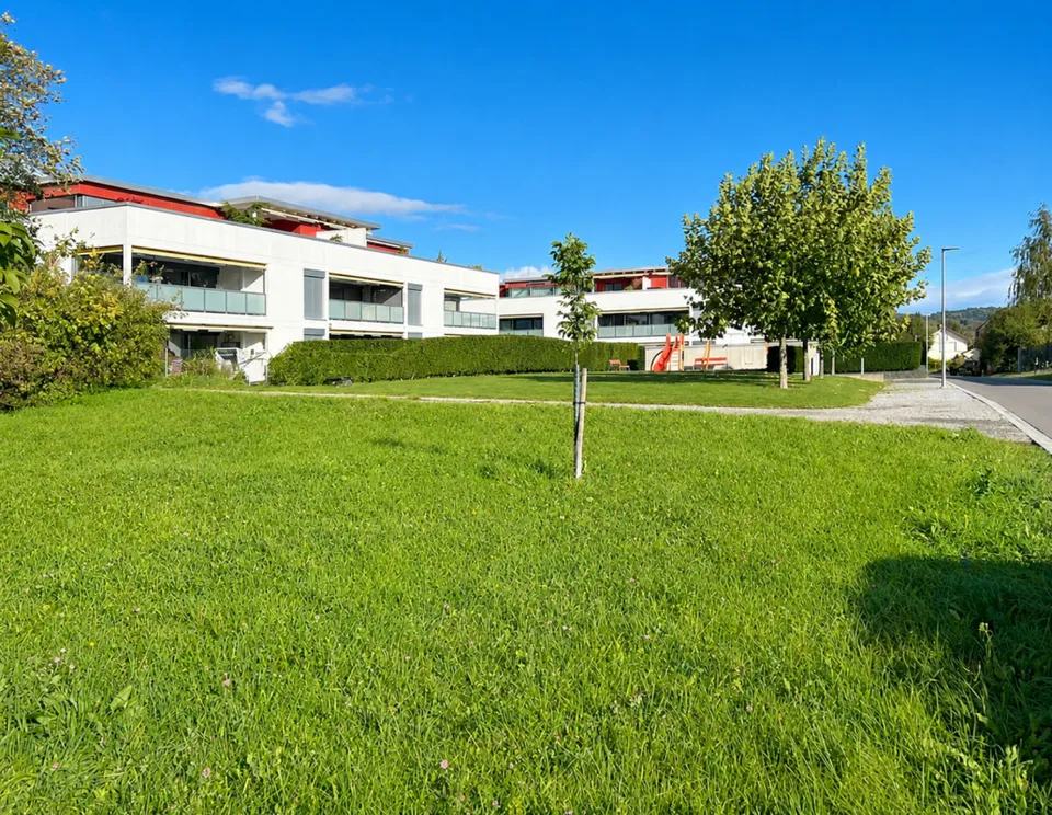 Ein Wohntraum mit Weitsicht - Exklusive Attikawohnung mit grosser Terrasse und Blick auf das Schloss Lenzburg