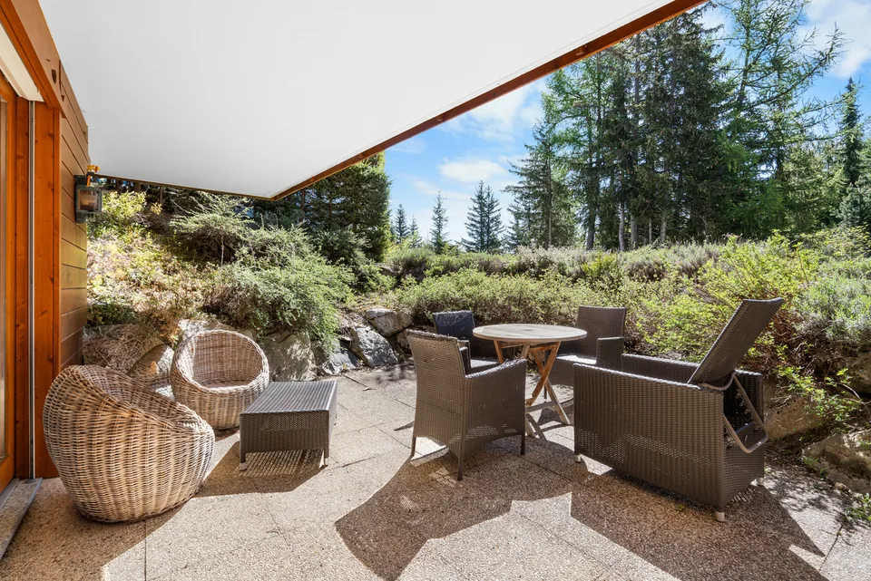 Crans-Montana Plan-Mayen: Appartamento ski-in/ski-out con terrazza