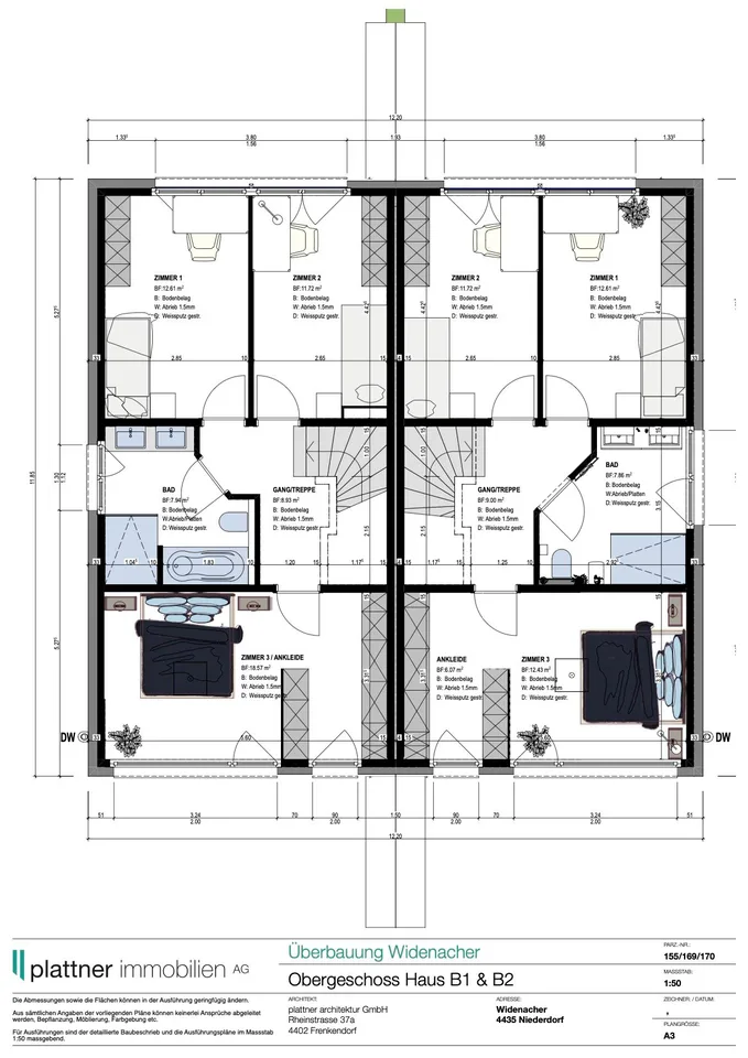 Maison jumelée de 5,5 pièces Maison B1 Niederdorf – photo 10 sur 16