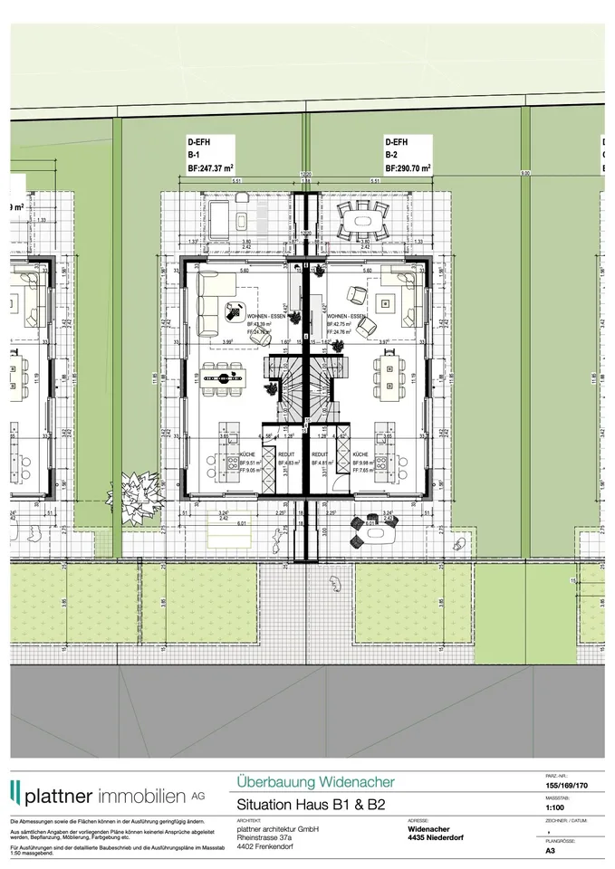 Maison jumelée de 5,5 pièces Maison B1 Niederdorf – photo 7 sur 16