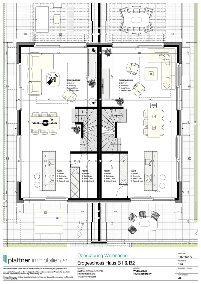 Maison jumelée de 5,5 pièces Maison B1 Niederdorf – photo 9 sur 16