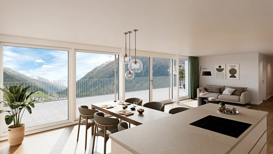 Seconda casa - Appartamento in attico 3,5 locali n. 43 - Residenza Promenade 136
