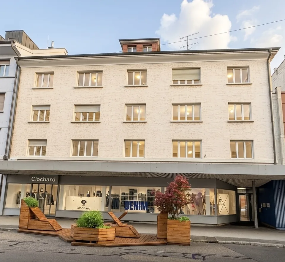À vendre à Delémont : immeuble mixte comprenant 6 logements et 1 commerce