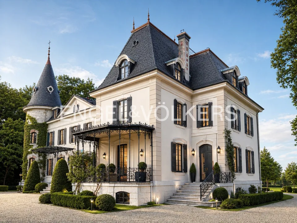 Château historique avec autorisation en force