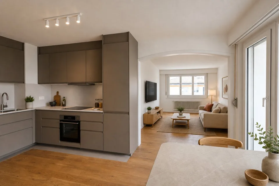 Appartement 4.5 pièces lumineux avec balcon à Lausanne
