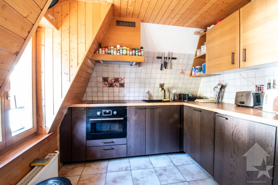 Wohnung mit 3.5 Zimmern im Dachgeschoss