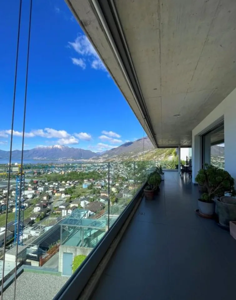 GORDOLA – ATTICO 4.5 LOC, VISTA PANORAMICA SUL LAGO MAGGIORE/SECONDA RESIDENZA