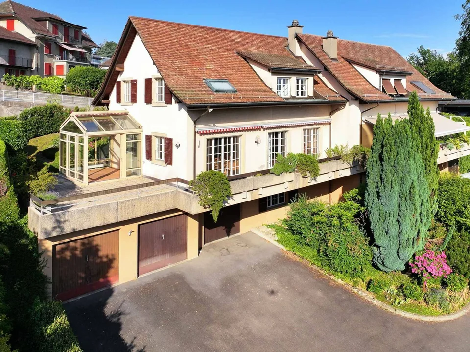 Villa mitoyenne 7.5 pièces avec vue lac à Lausanne-Chailly - Disponible de suite
