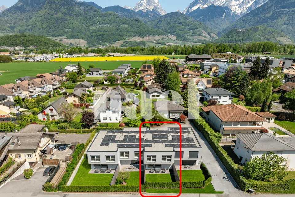 Dernière opportunité ! Villa contiguë neuve de 6.5 pièces à vendre à Collombey-Muraz