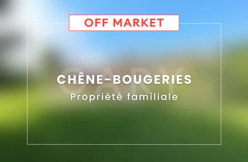 Belle propriété familiale à Chêne-Bougeries