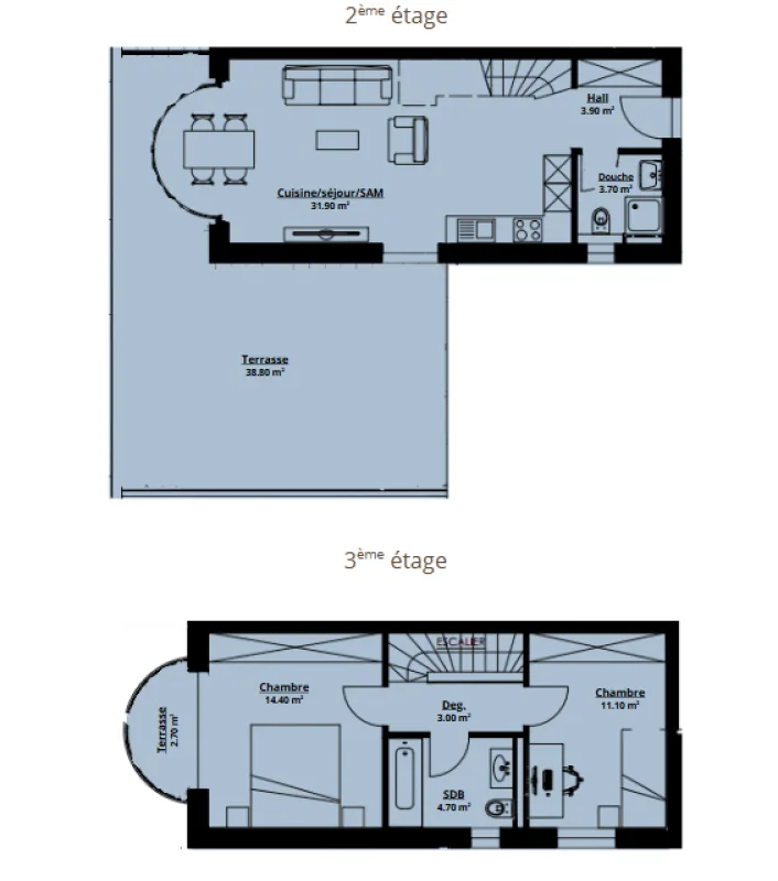 Appartement de 3.5 pièces