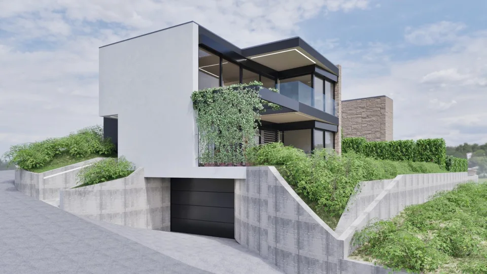 Unità di solo due appartamenti di design da edificare!