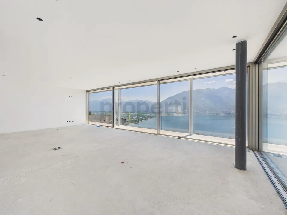 Attico di lusso con vista panoramica a Brione sopra Minusio – foto 16 di 32
