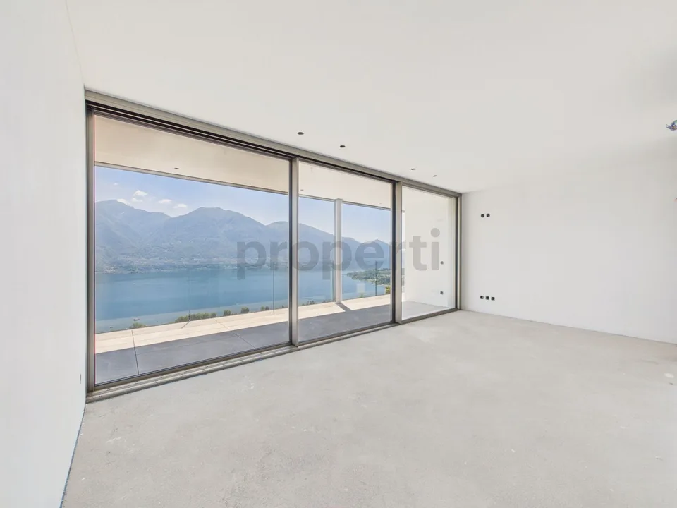 Attico di lusso con vista panoramica a Brione sopra Minusio – foto 20 di 32