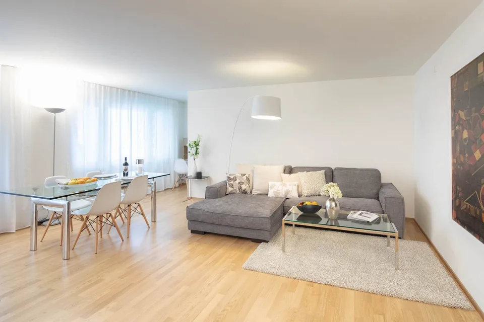 Modern Furnished 2-Room Apartment with Balcony in Zürich Wiedikon