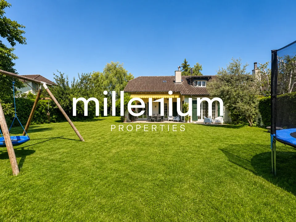 Magnifique maison individuelle de plain-pied avec grand jardin