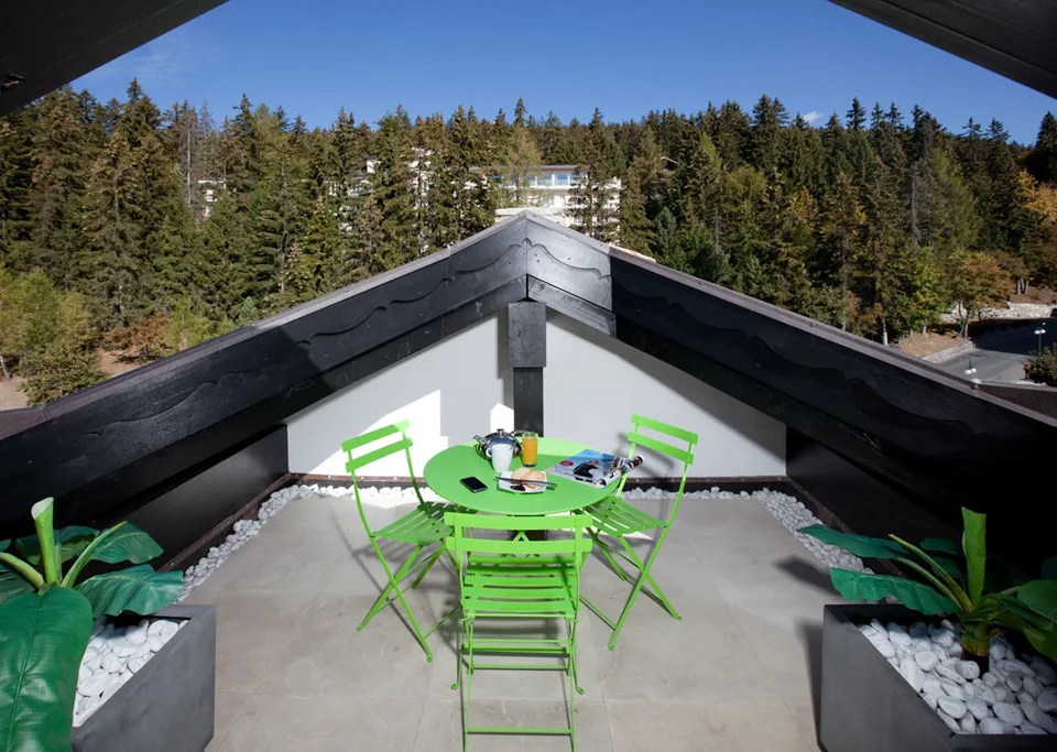 Superbe attique au centre de Crans