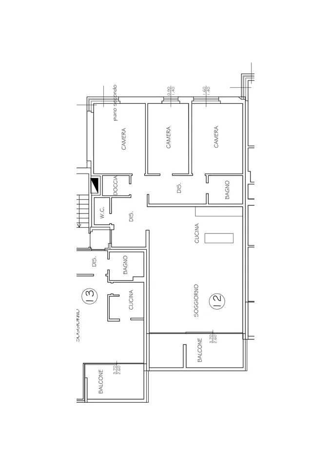 Mietwohnung 4.5 Zimmer in Porza renoviert