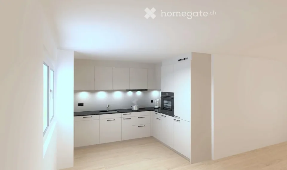 Frisch sanierte 3.5-Zimmer-Wohnung mit gedecktem Balkon in Landschlacht am Bodensee