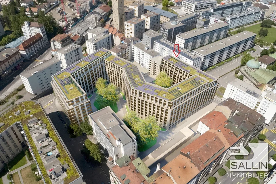 9 appartamenti nuovi di 4½ locali con parcheggio nel centro città