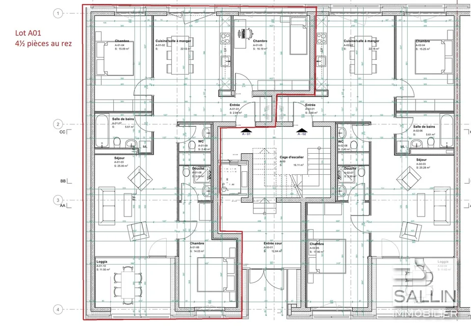 9 appartamenti nuovi di 4½ locali con parcheggio nel centro città