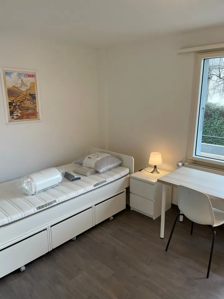 Camera in appartamento condiviso con balcone privato incl. mobili, elettricità e internet - Nel cuore di Visp