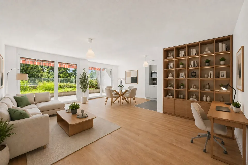 Ein 4,5-Zimmer-Apartment in ruhiger Lage und mit Blick auf die Natur