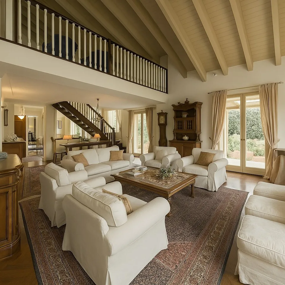 Villa elegante con bel parco e piscina privata in posizione tranquilla e soleggiata
