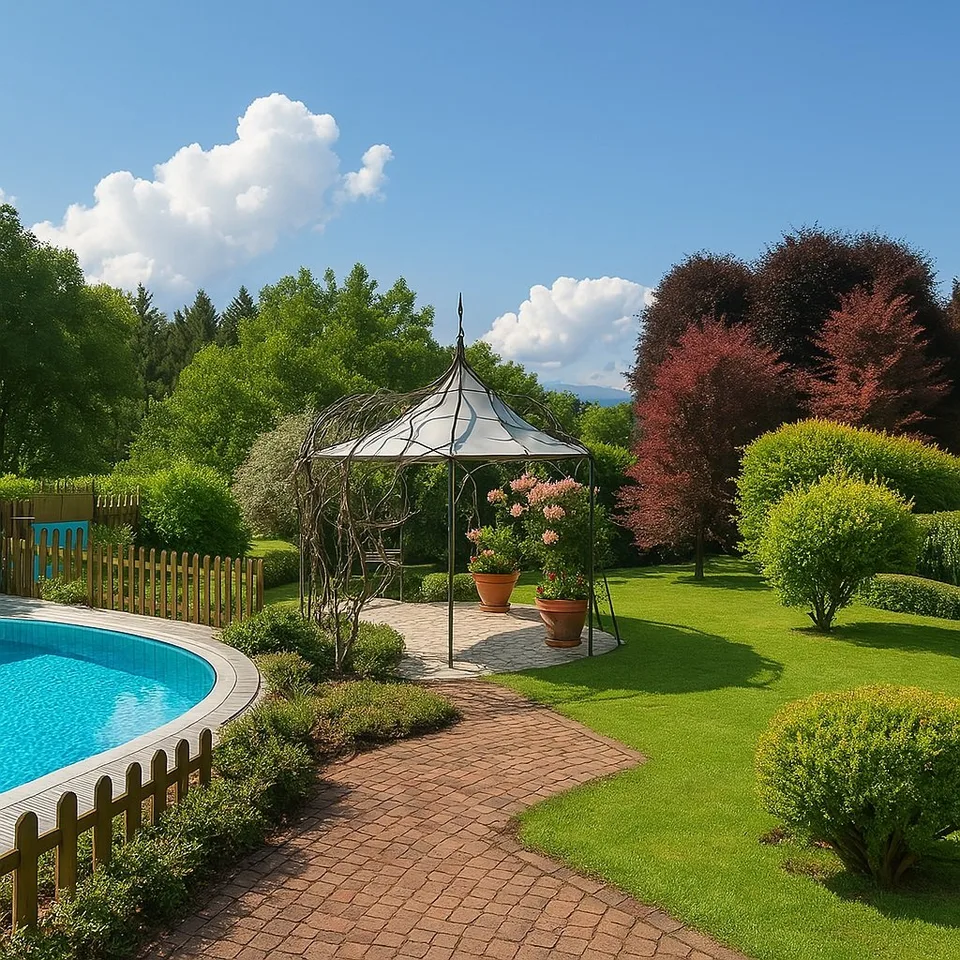 Elegante Villa mit schönem Park und privatem Pool in ruhiger und sonniger Lage – Foto 18 von 23