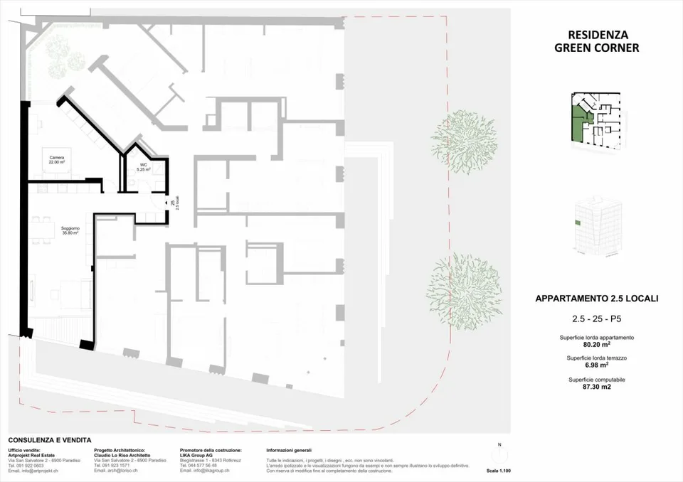2,5 Lokale in Paradiso - Neubau – Foto 13 von 13
