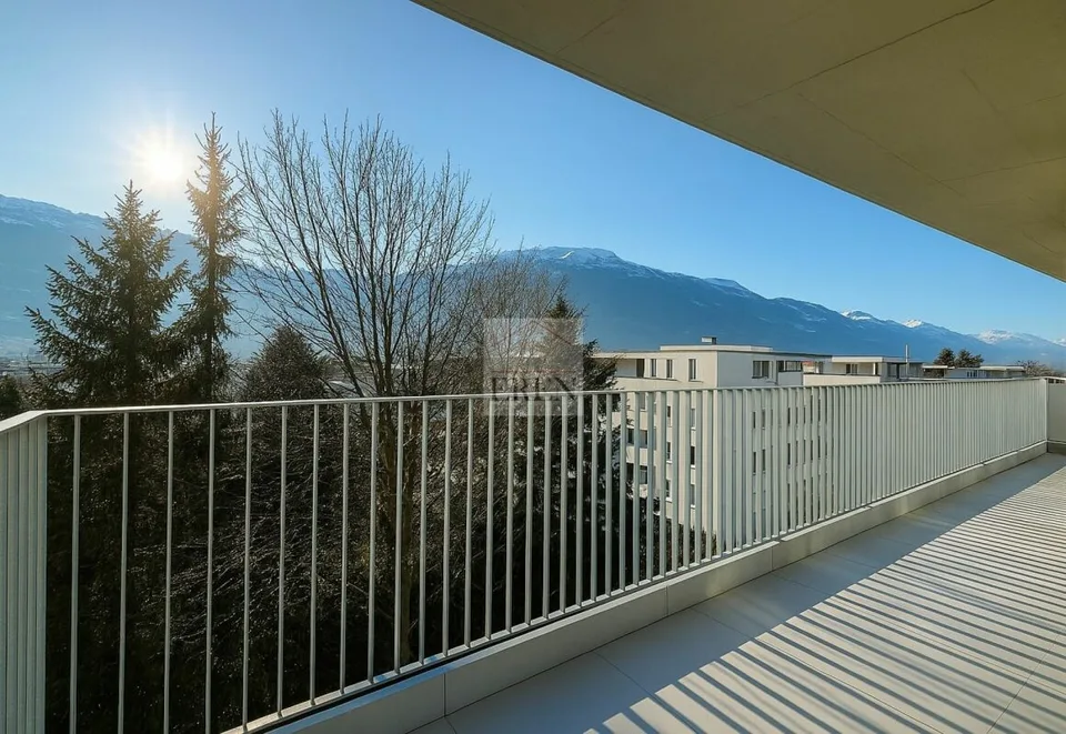 Magnifico attico di 4,5 locali con grande terrazza panoramica a Conthey, luminoso e moderno – foto 14 di 25