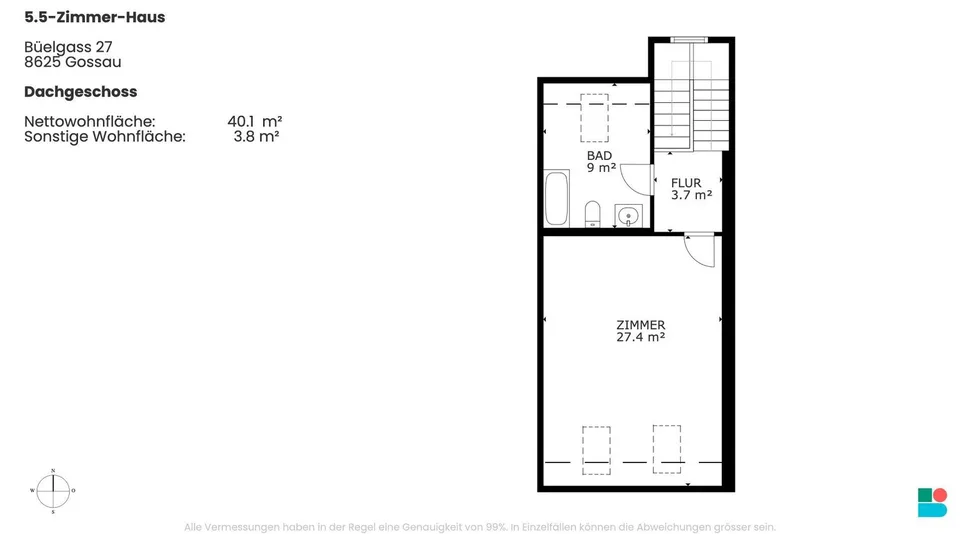 Einzigartiges 5.5-Zimmer-Haus in Gossau – Foto 11 von 12