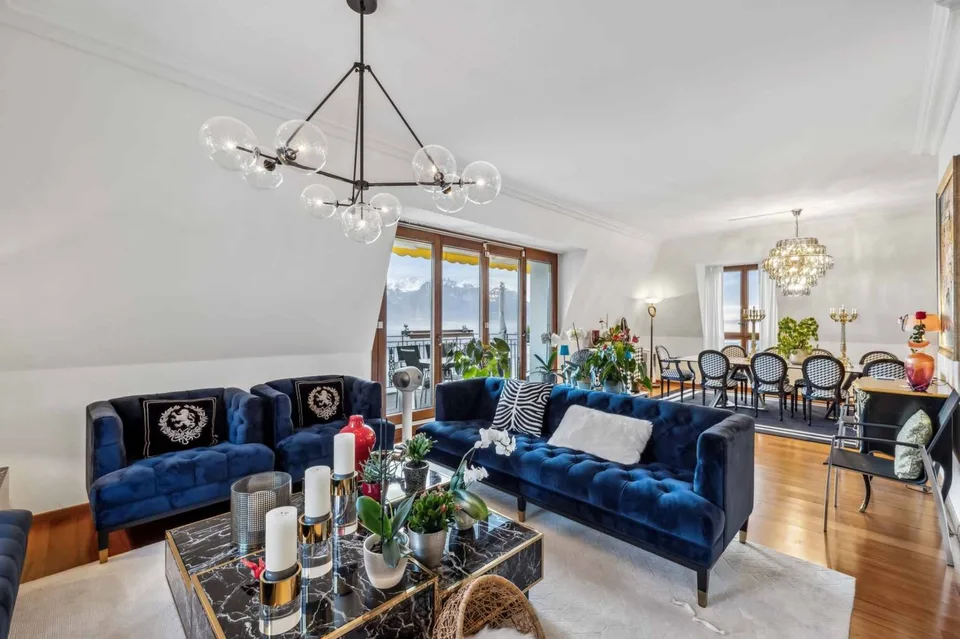 Dreistöckiges Apartment mit Panoramablick im Herzen von Montreux