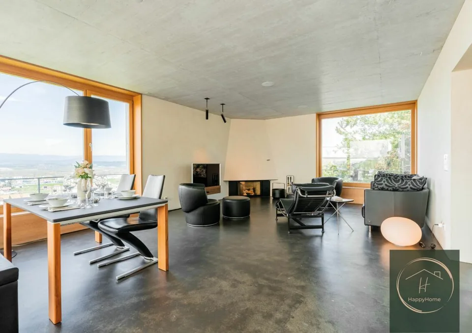 5.5 Zimmer Einfamilienhaus-Villa mit Weitsicht und riesigem Grundstück in Domdidier