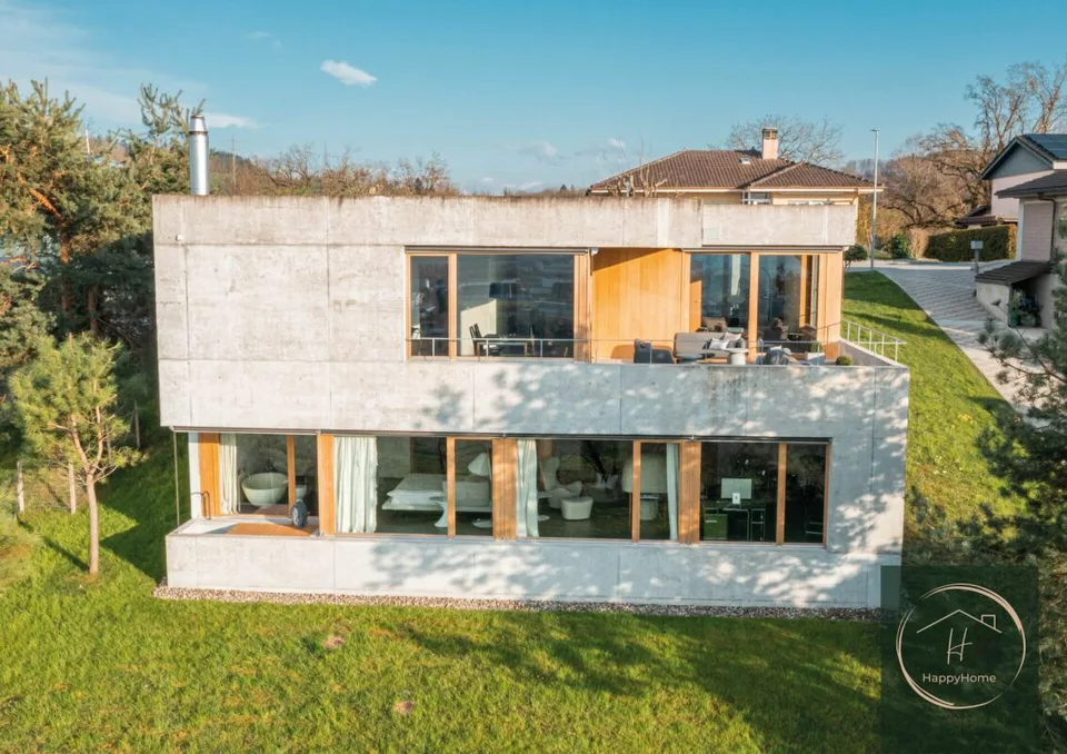 5.5 Zimmer Einfamilienhaus-Villa mit Weitsicht und riesigem Grundstück in Domdidier – foto 14 di 17