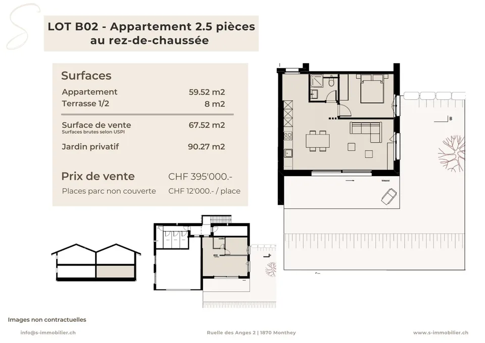 Nouvelle construction à Chemin-Dessus - Lot B02