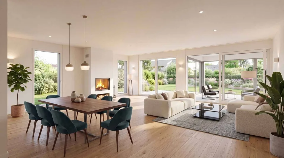 Villa contemporaine neuve d'exception  comprenant deux appartements indépendants