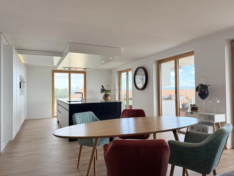 Schönes Appartement mit Panoramablick auf den See