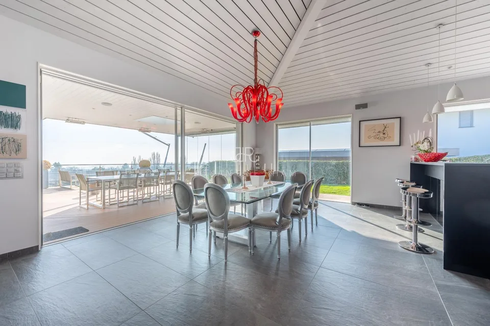 Genolier | Casa contemporanea con vista magnifica