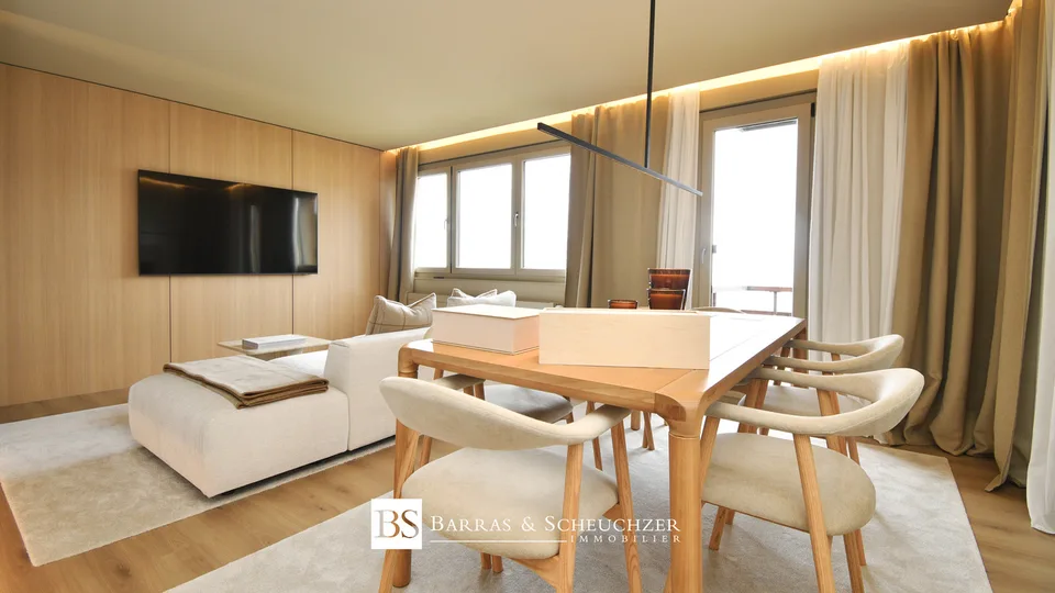 Luxuriöse 3.5 Zimmerwohnung komplett renoviert und möbliert