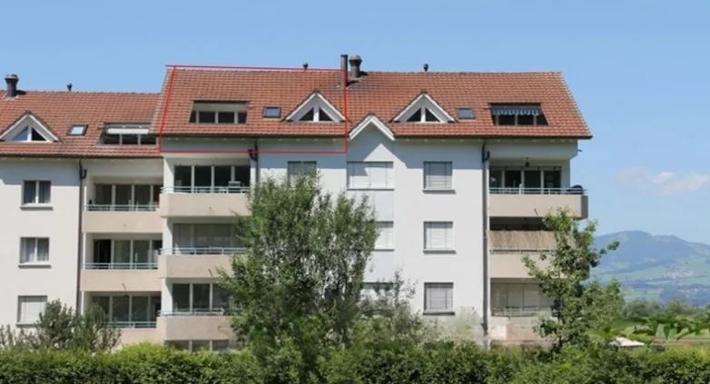 Charmante 2.5-Zimmer-Dachwohnung mit sonniger Aussicht