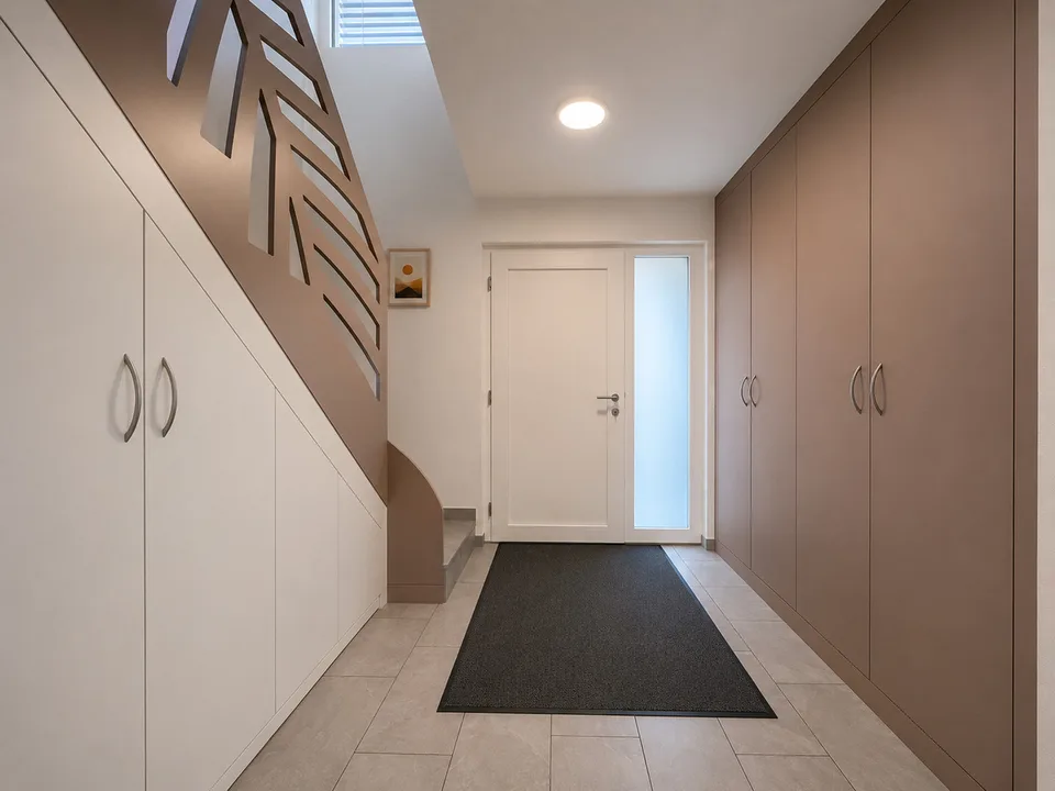 Magnifica villa recente con ampio giardino ad Aproz
