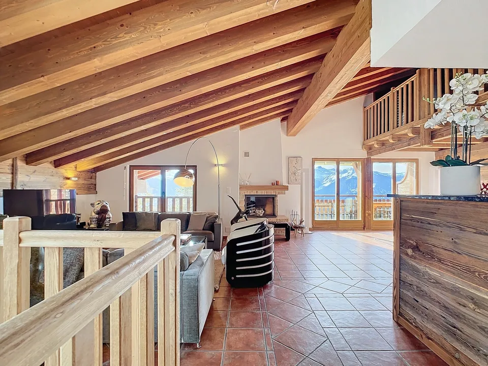 Magnifico attico duplex a Crans-Montana - Vista impareggiabile