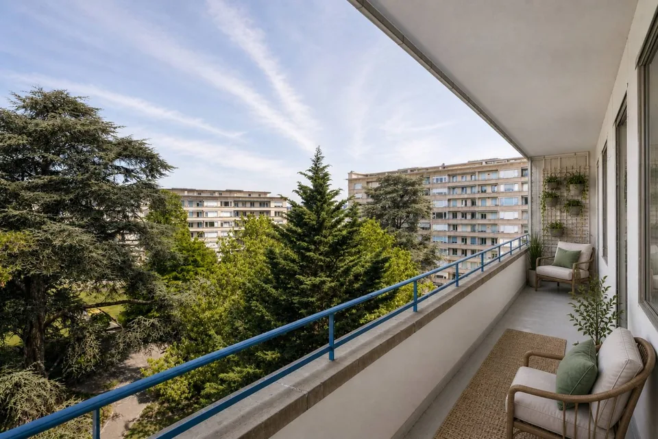 Appartement rénové dans une résidence de standing