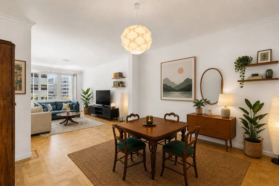 Appartement rénové dans une résidence de standing