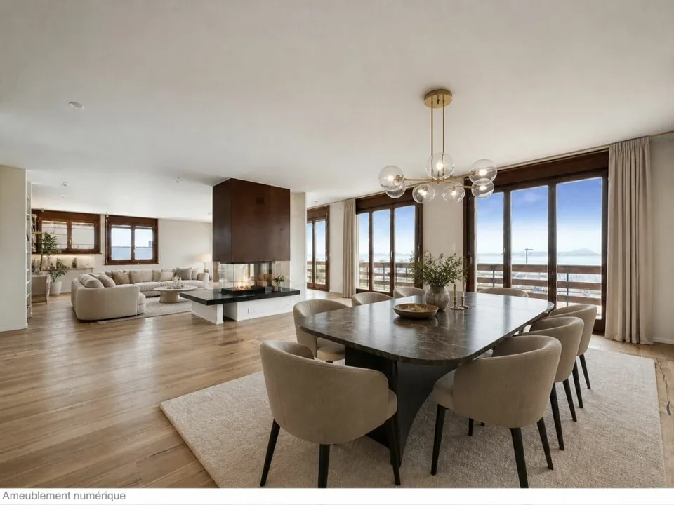 LUXUEUX APPARTEMENT AVEC VUE SUR LE LAC ET TOUT PROCHE DU PORT DE PLAISANCE